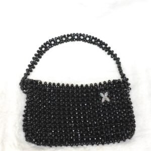 black bead bag